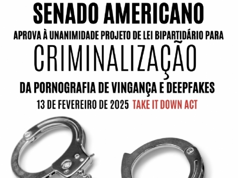 Senado dos EUA aprova por unanimidade projeto de lei contra pornografia de vingana e deepfakes